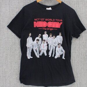 Gildan Shirt Womens Medium M Black NCT 127 Neo City The Origin 2019 World Tour